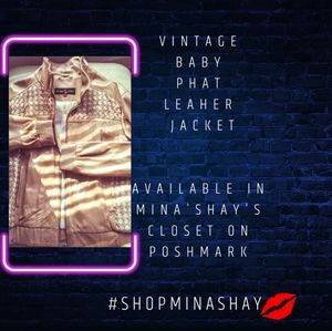 Vintage Baby Phat leather jacket